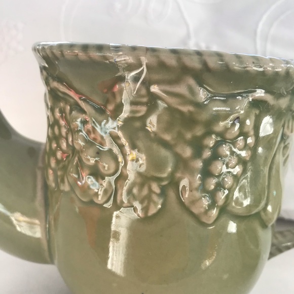 New with tags Large April Cornell “vineyard” tea pot - Picture 4 of 14